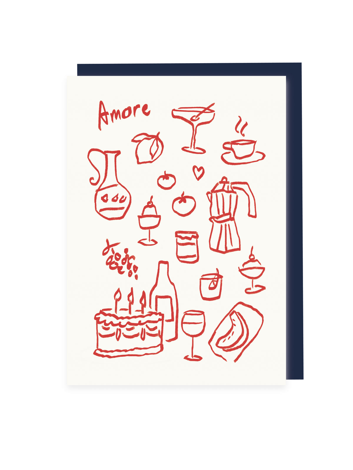 Amore A6 Folded Card