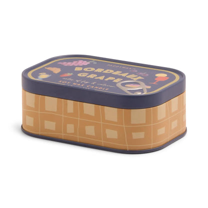 Vela de estaño con estampado de uvas de Burdeos - Paddywax