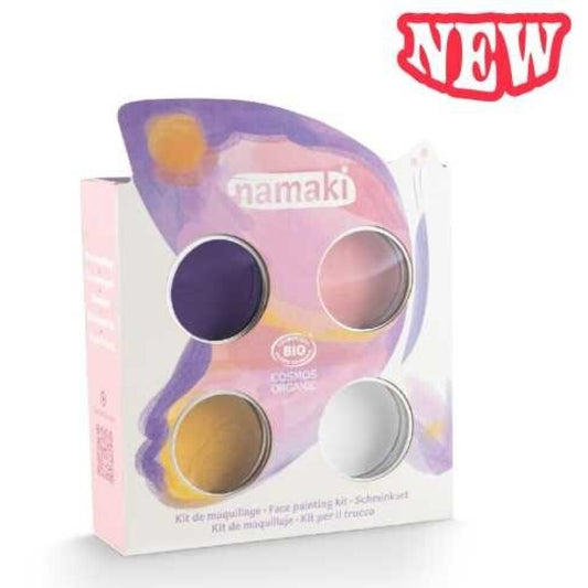 4 Colors - Butterfly Face Paint Kit - Namaki