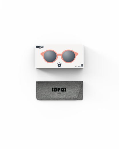 Izipizi Baby Sunglasses #D (0-9 months) - Pastel Pink