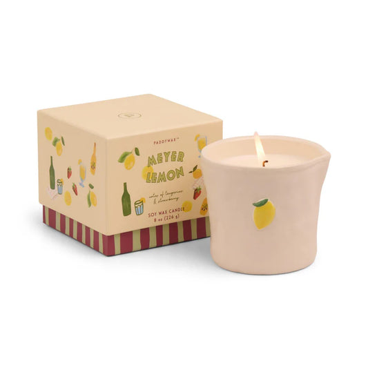 Lemon Scented Soy Wax Candle - Paddywax