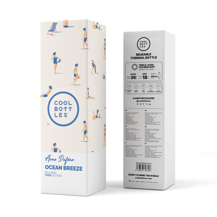 Ocean Breeze Bottle by Arno Darfour-  Insulated Stainless Steel Bottle - 500ml