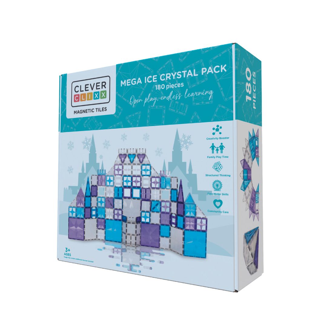 Mega Ice Crystal Pack – 180 Pieces - Cleverclixx