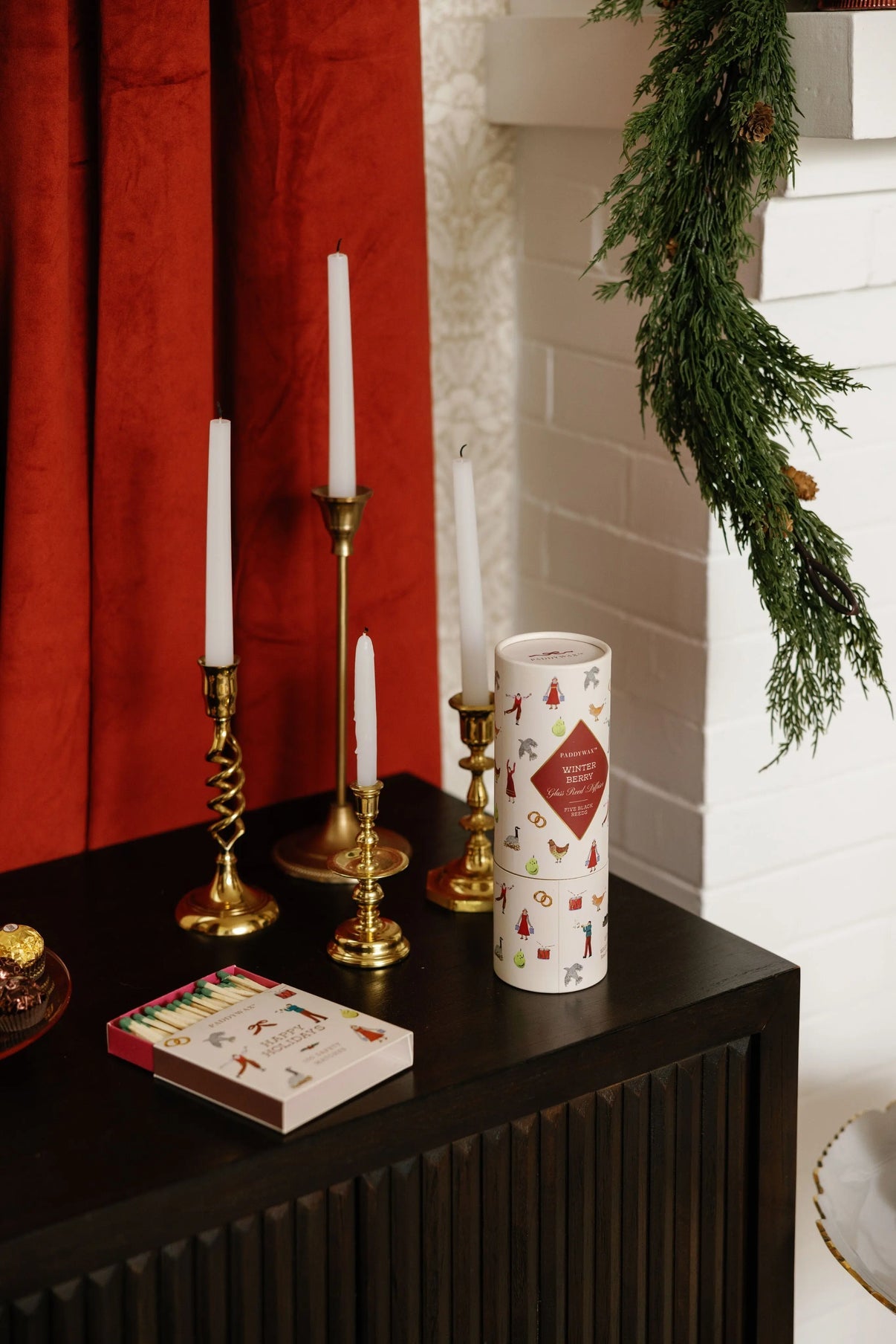 Holiday Jumbo Boxed Safety Matches - 12 Days of Christmas