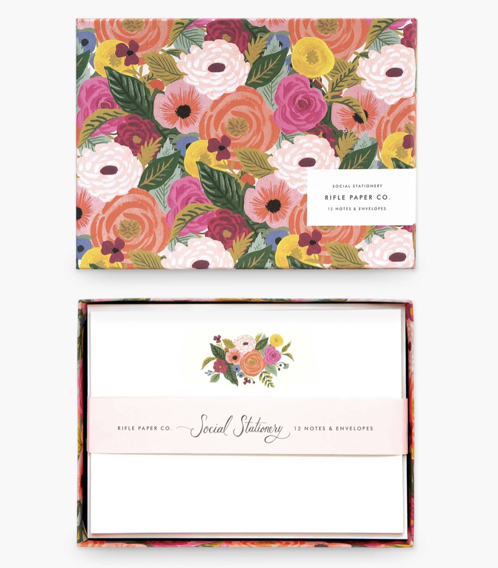 Juliet Rose Floral Stationery Set - Rifle Paper Co
