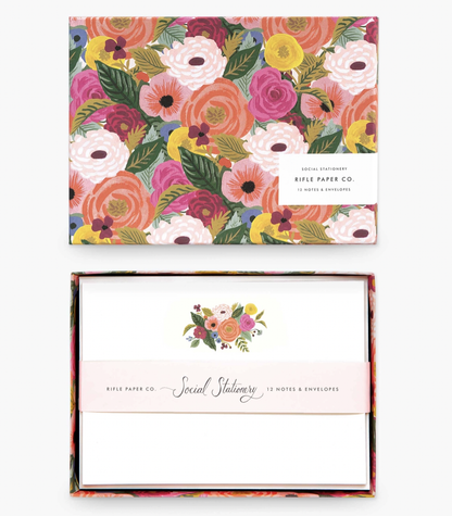 Juliet Rose Floral Stationery Set - Rifle Paper Co