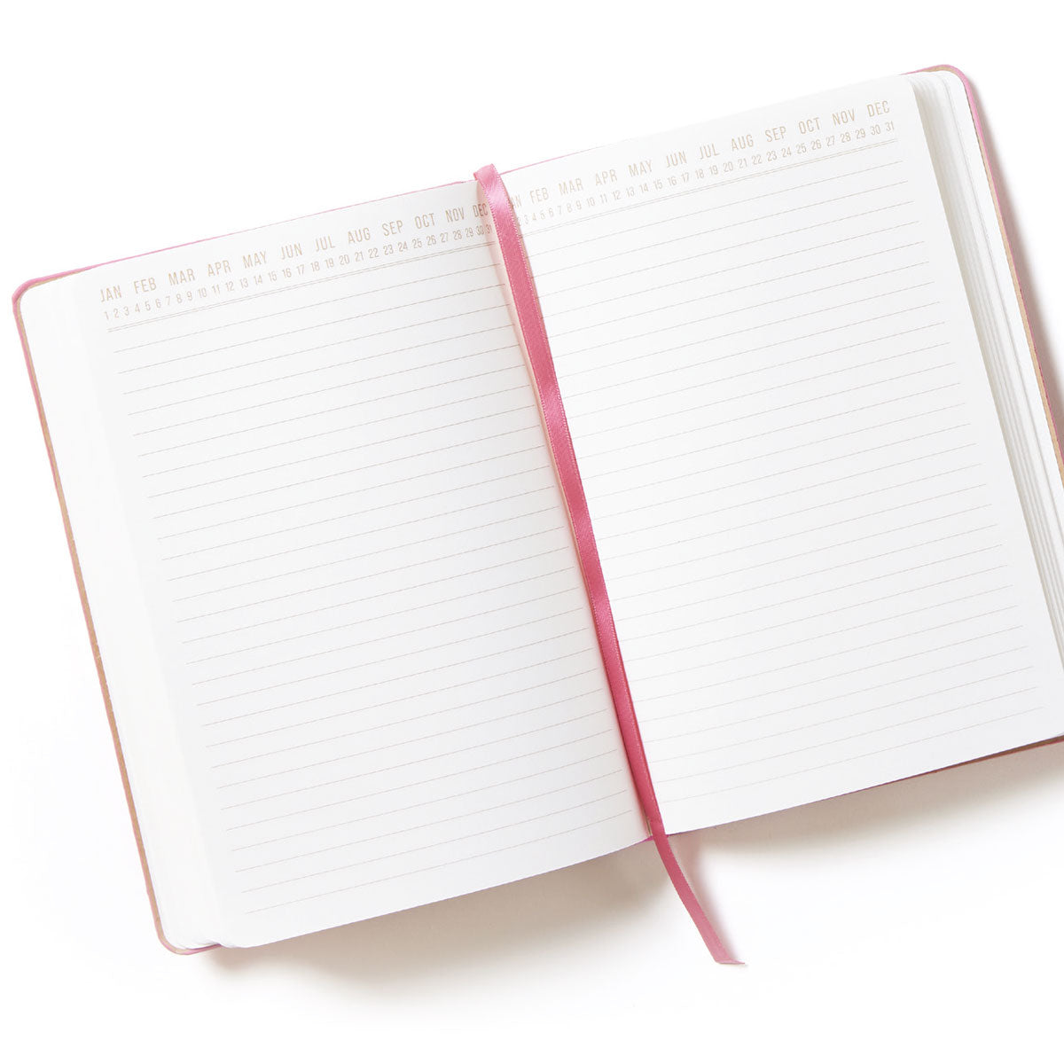 Vegan Leather Pocket Journal Pink & Chili - Designworks