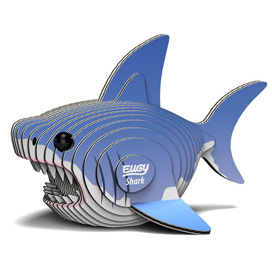 Shark - Eco-Friendly  3D Paper Puzzle - Eugy 019