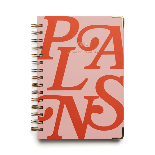 Undated Daily Planner - 13 months