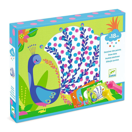 Peacock Paint & Colour Game