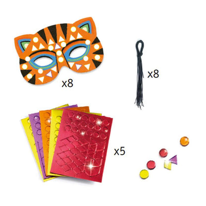 Máscaras de animales salvajes DIY