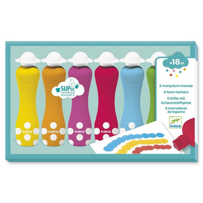 6 Rotuladores de Espuma