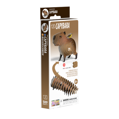 Capybara Eco-Friendly  3D Paper Puzzle - Eugy 120