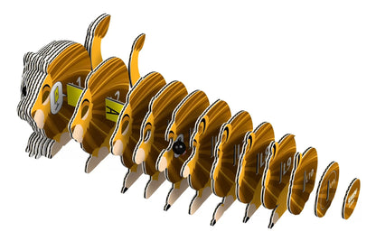 Lion - Eco-Friendly 3D Paper Puzzle - Eugy 070