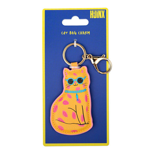 Cat Bag Charm - Vegan Leather