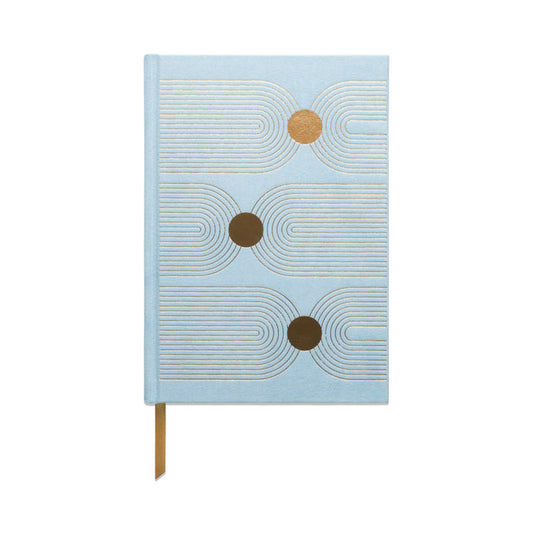 Light Blue Suede Cloth Journal - Designworks