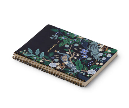 Cuaderno espiral de pavo real