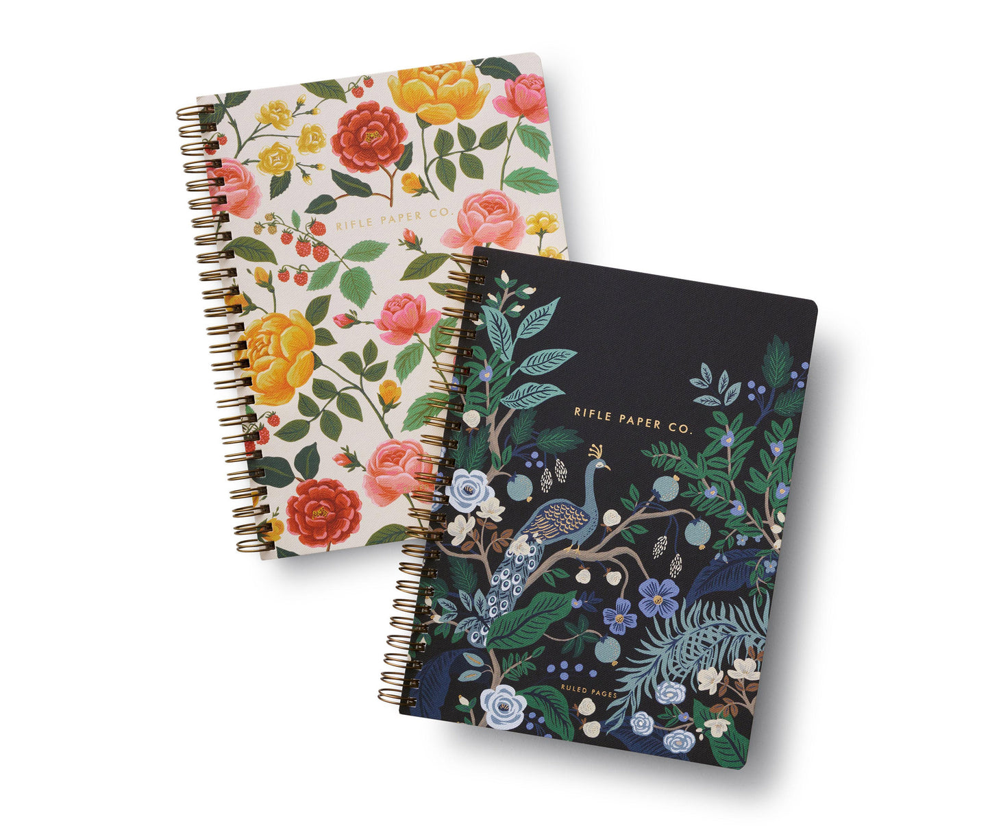 Cuaderno espiral de pavo real