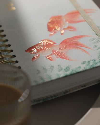 Agenda dia/página 2026 - Peces japoneses
