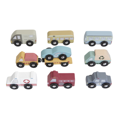 Wooden train carriages set - Little Dutch