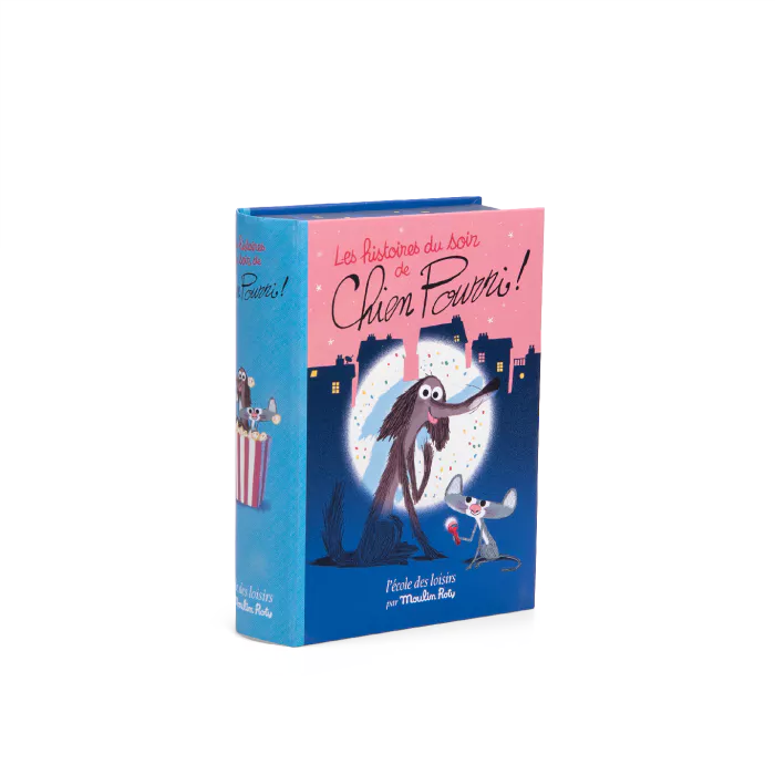 Libro-proyector con linterna de historias - Perro Apestoso
