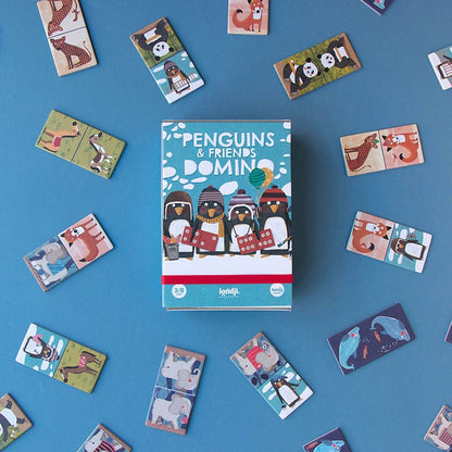 Penguins and friends domino