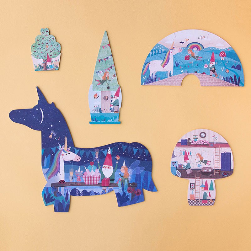 Happy Birthday unicorn puzzle