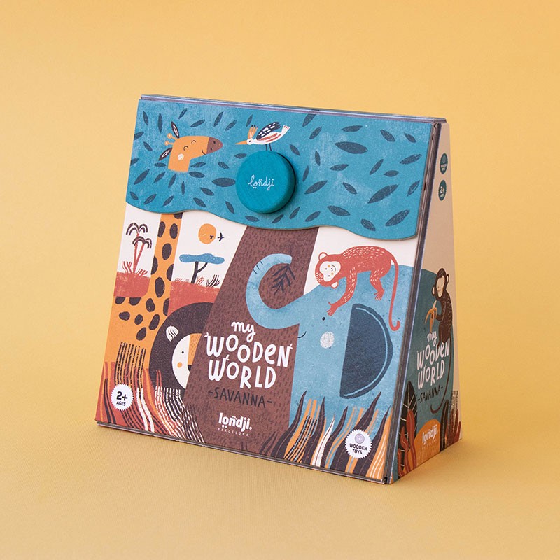 Wooden world savanna