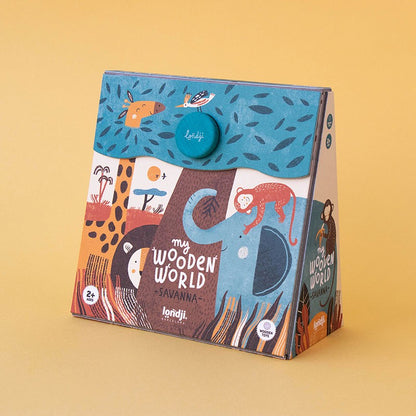 Wooden world savanna