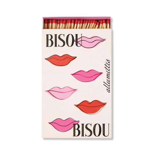 Bisou Bisou - Large Rectangle Boxed Candle Matches - Paddywax