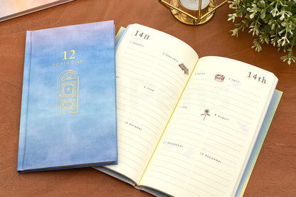 12 Month Diary - Dusty Pink