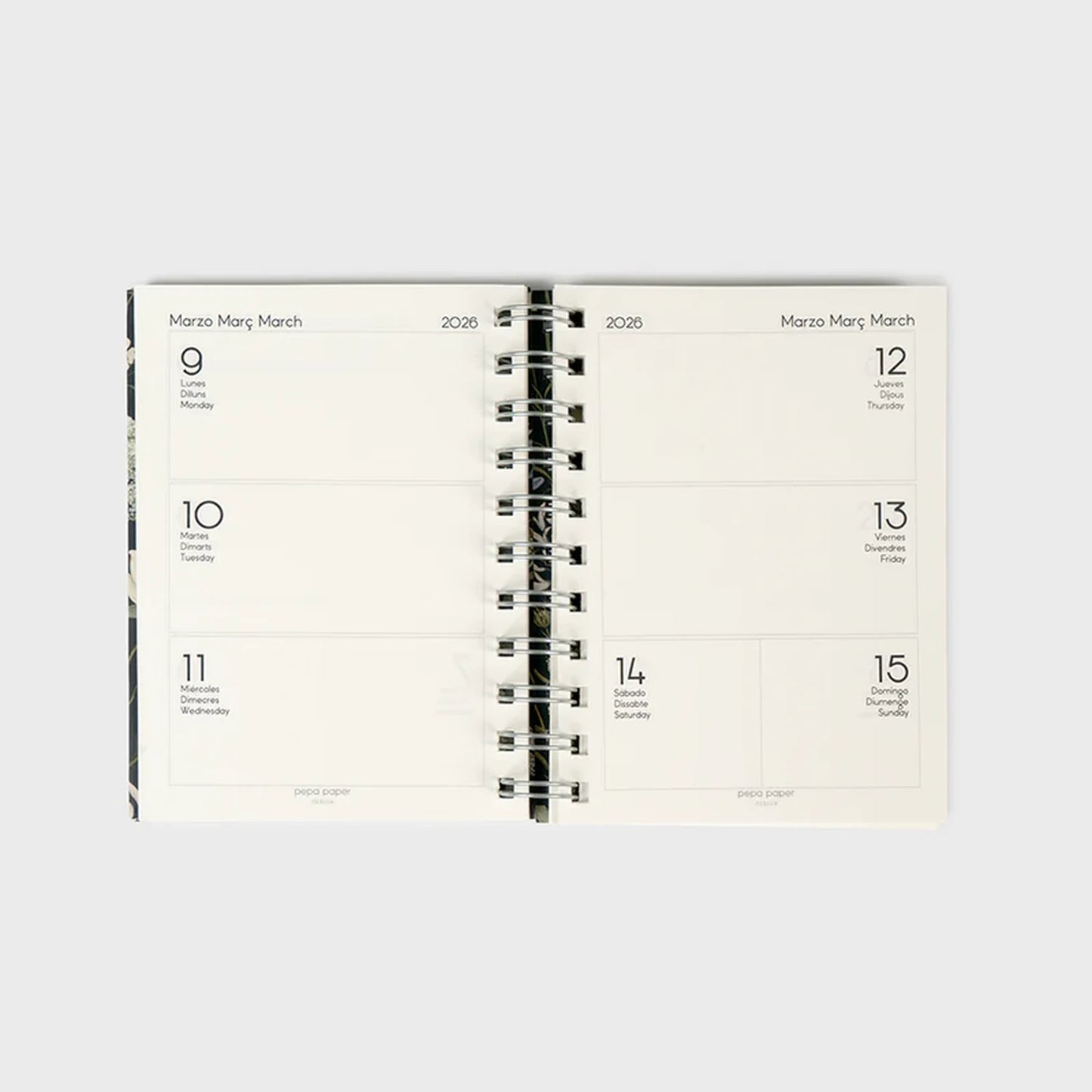 Wild Flowers 2026 Weekly Planner - Pepa Paper