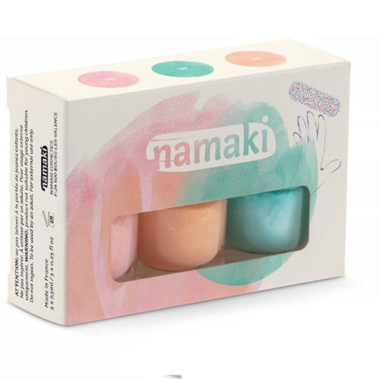 3 Set - Kids Water-based Nail Polish - Summer Delights