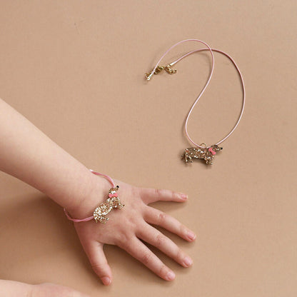 Juego de joyas de Perro Salchicha