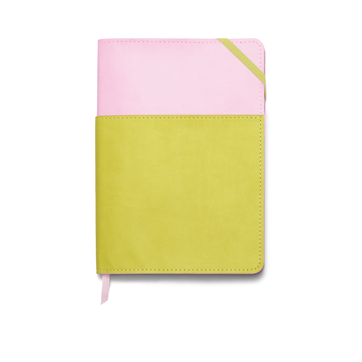 Vegan Leather Pocket Journal Lilac & Matcha - Designworks