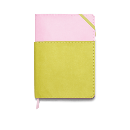 Vegan Leather Pocket Journal Lilac & Matcha - Designworks