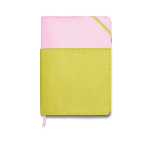 Vegan Leather Pocket Journal Lilac & Matcha - Designworks