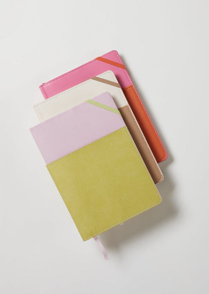 Vegan Leather Pocket Journal Lilac & Matcha - Designworks