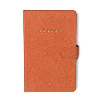 Asterisks Mini Journal Password Journal