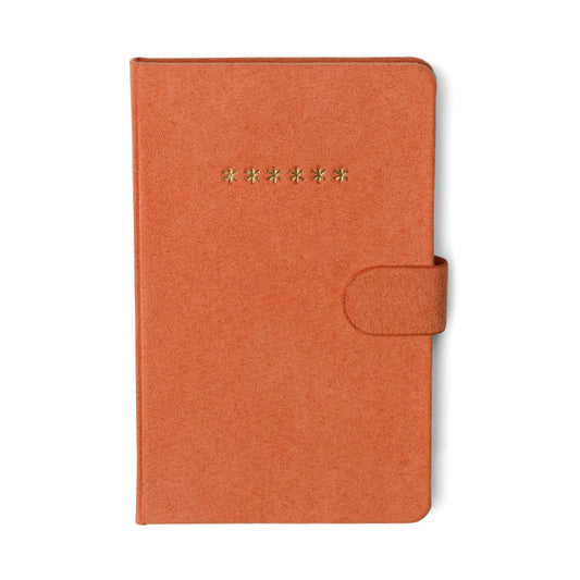 Asterisks Mini Journal Password Journal