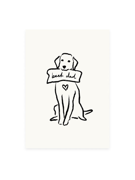 Best Dad A6 Postcard