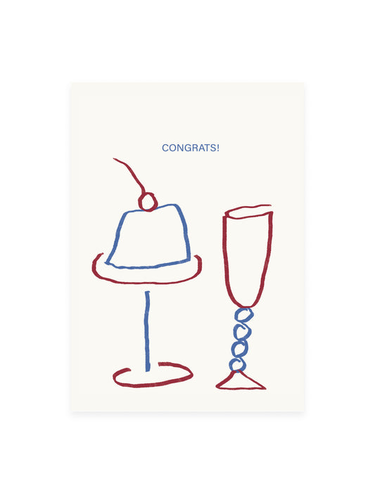 Congrats! A6 Postcard