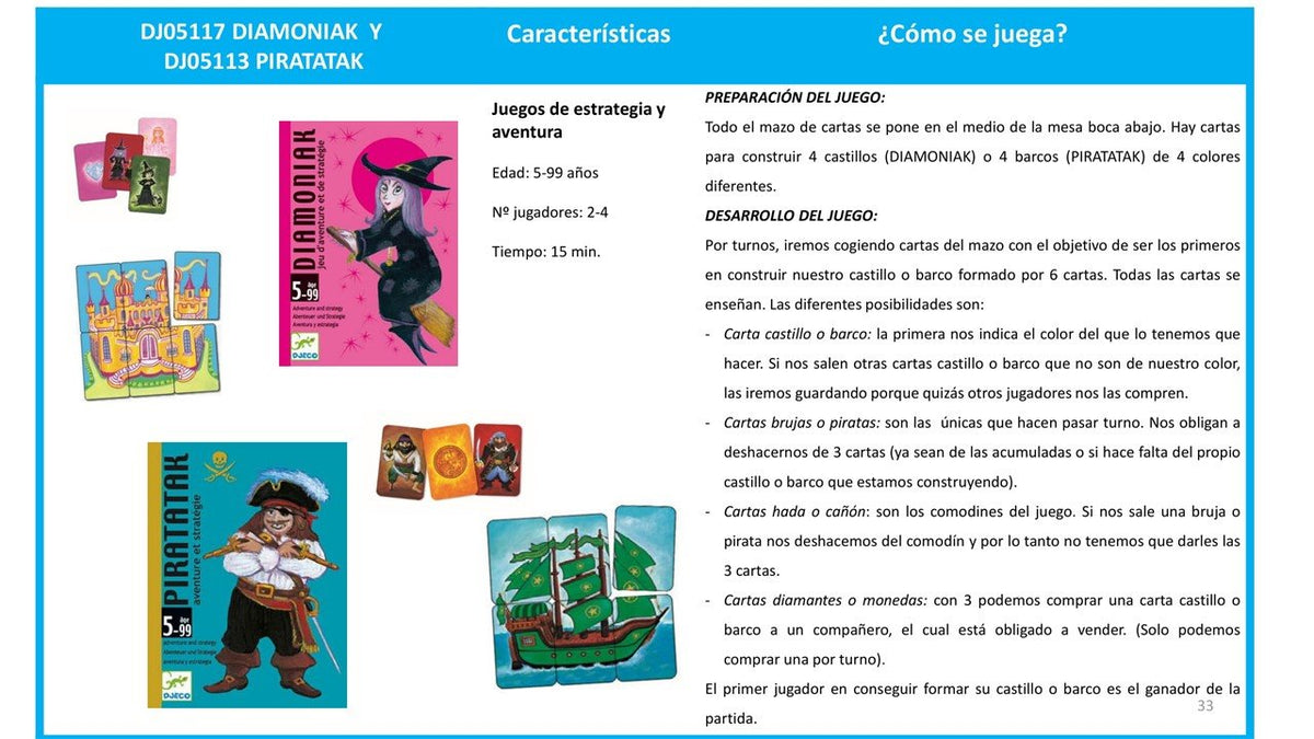 Piratatak Cards Game