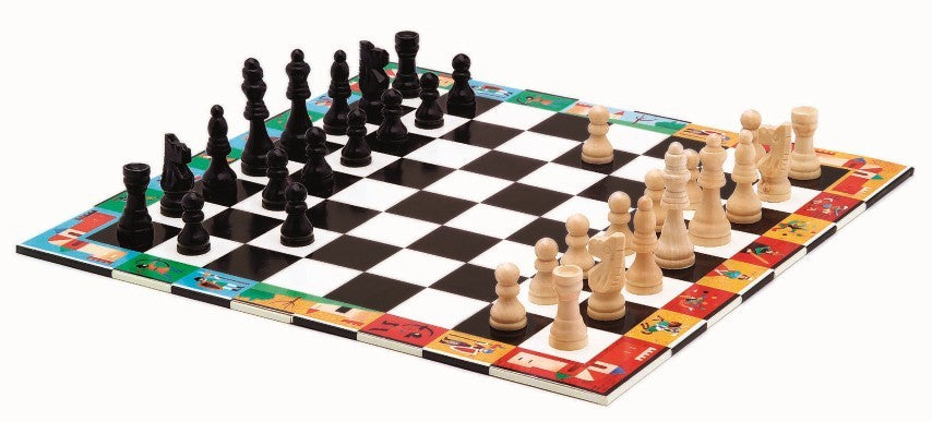 Juego de ajedrez y damas