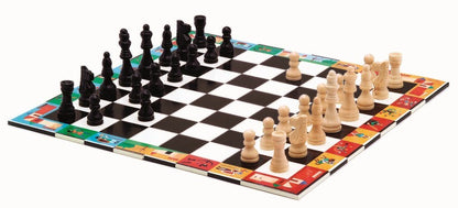 Juego de ajedrez y damas