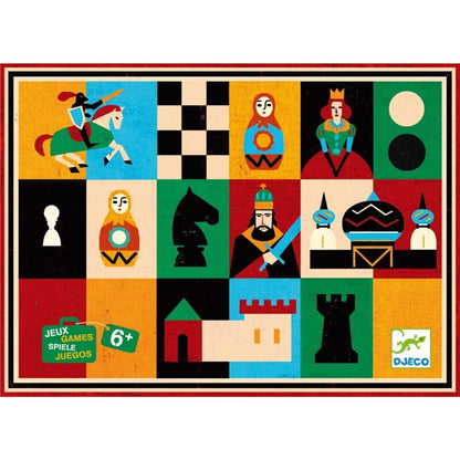 Juego de ajedrez y damas