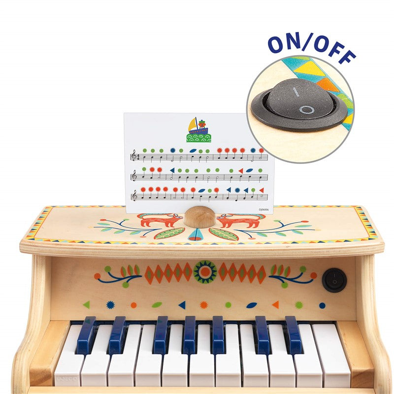 Wooden Electric Piano 18 Keys - Animambo