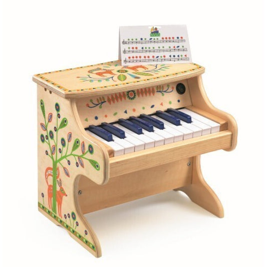 Wooden Electric Piano 18 Keys - Animambo