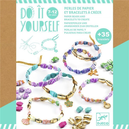 DIY Paper Beads and Bracelets to Create