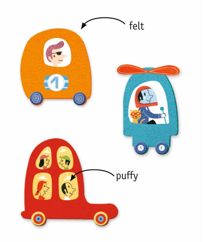 Crea con pegatinas - Coches